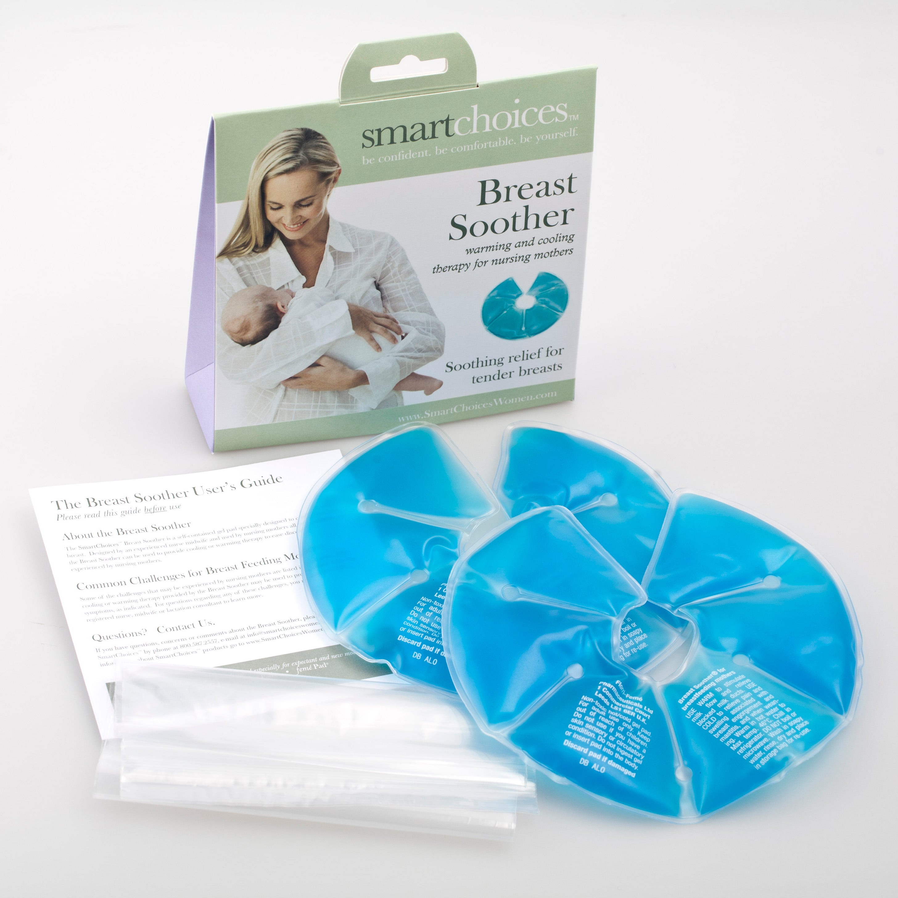 Gel Nursing Pads Hot & Cold Breast Therapy Relieve Mastitis
